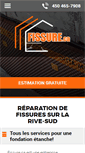 Mobile Screenshot of fissure.ca