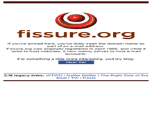 Tablet Screenshot of fissure.org